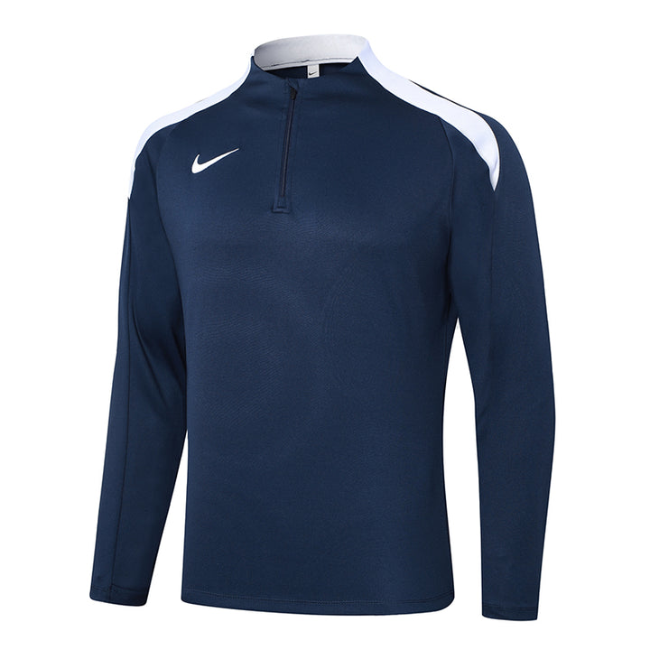 Blusão Treino Nike - Azul Marinho/Branco