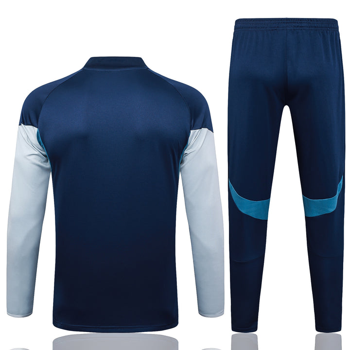 Conjunto Treino Arsenal 25/26 - Azul Marinho/Branco Gelo