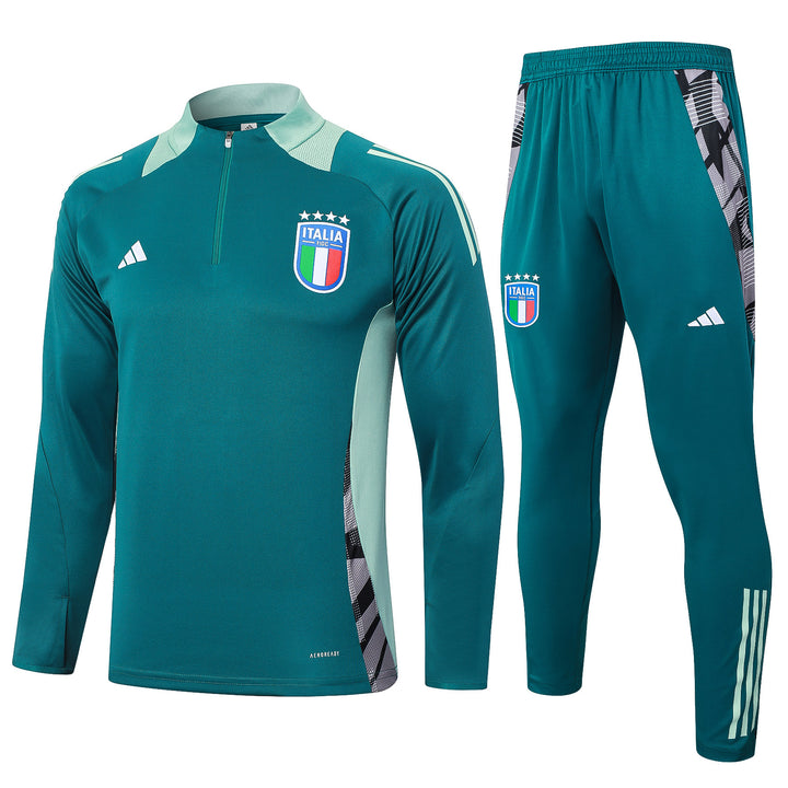 Conjunto Treino Itália 24/25 - Verde Água
