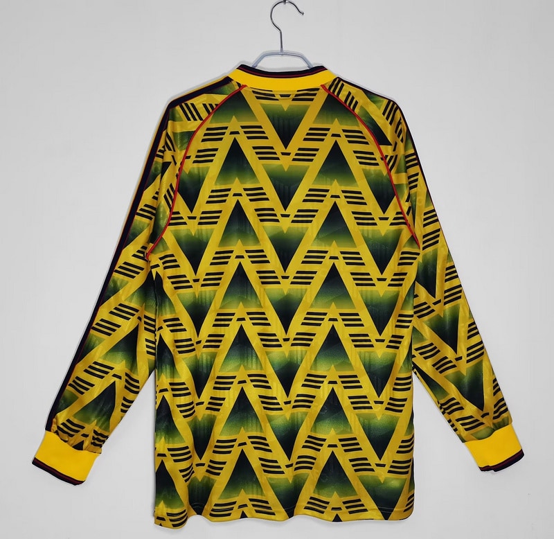 Camisa Retrô Arsenal 1991∕93 Manga longa