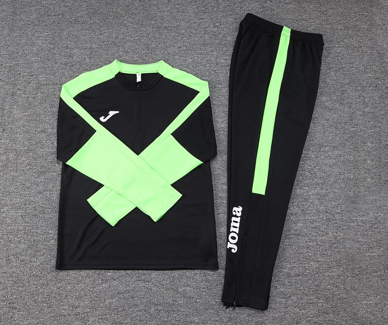 Conjunto Treino Joma - Preto/Verde