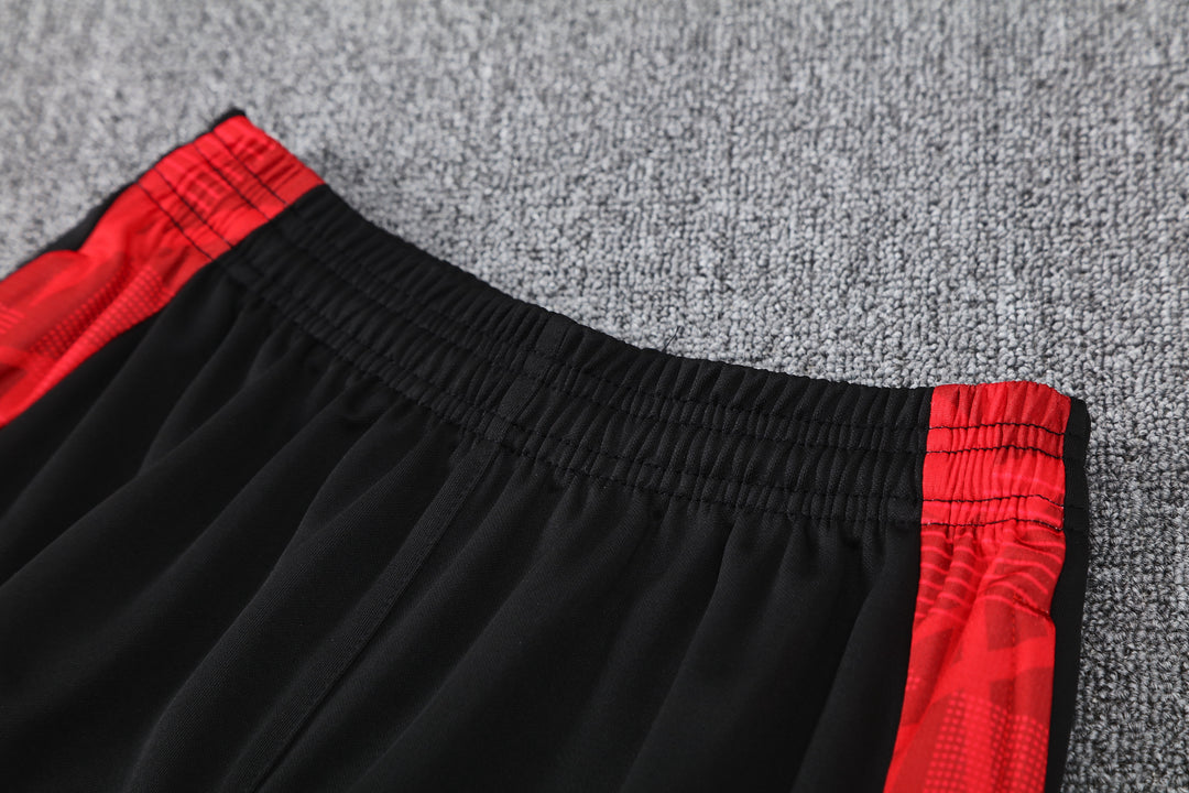 Conjunto Manchester United 2025/26 Preto II - Capuz