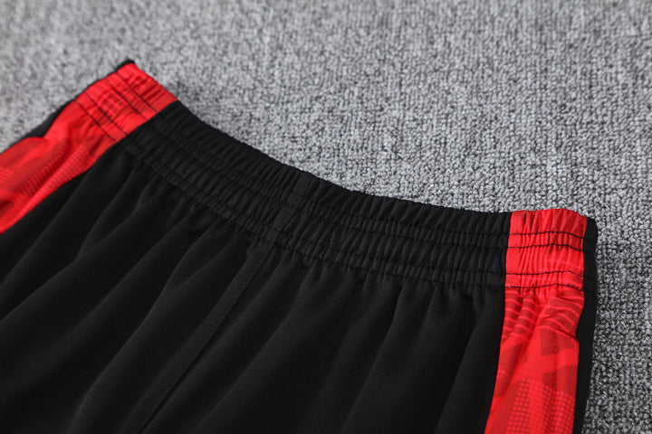 Conjunto Manchester United 2025/26 Preto II - Capuz