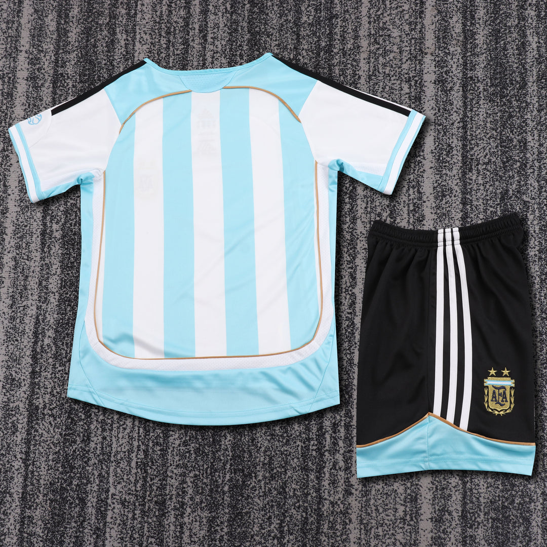 Camisa Retrô Argentina 2006 Home Infantil – Belt Sports