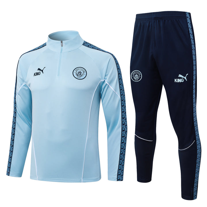 Conjunto Treino Manchester City 25/26 - Azul Bebê
