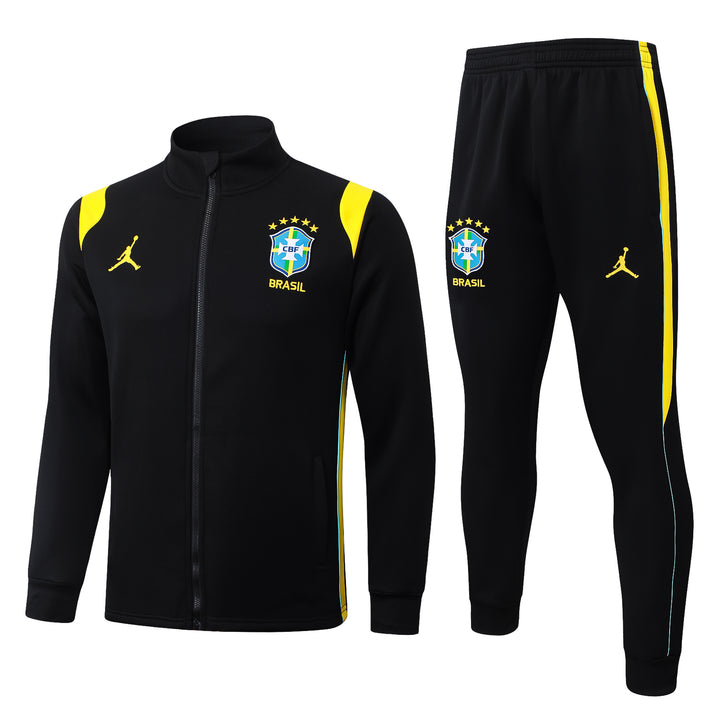 Conjunto Brasil 26/27 - Preto/Amarelo