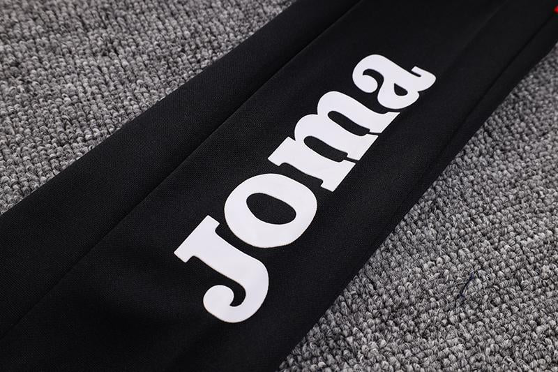 Conjunto Treino Joma - Preto/Vermelho