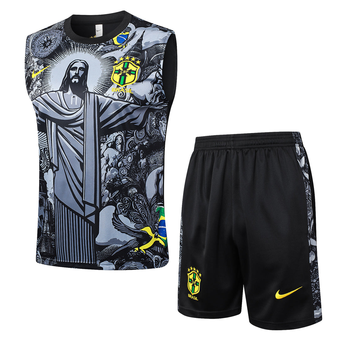 Kit Regata Brasil 24/25 - Cristo Cinza