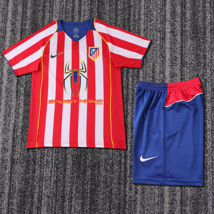 Camisa Retrô Atletico Madrid 2004/05 Home Infantil – Belt Sports