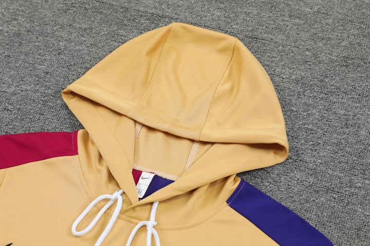 Conjunto Barcelona 2024/25 Bege - Capuz