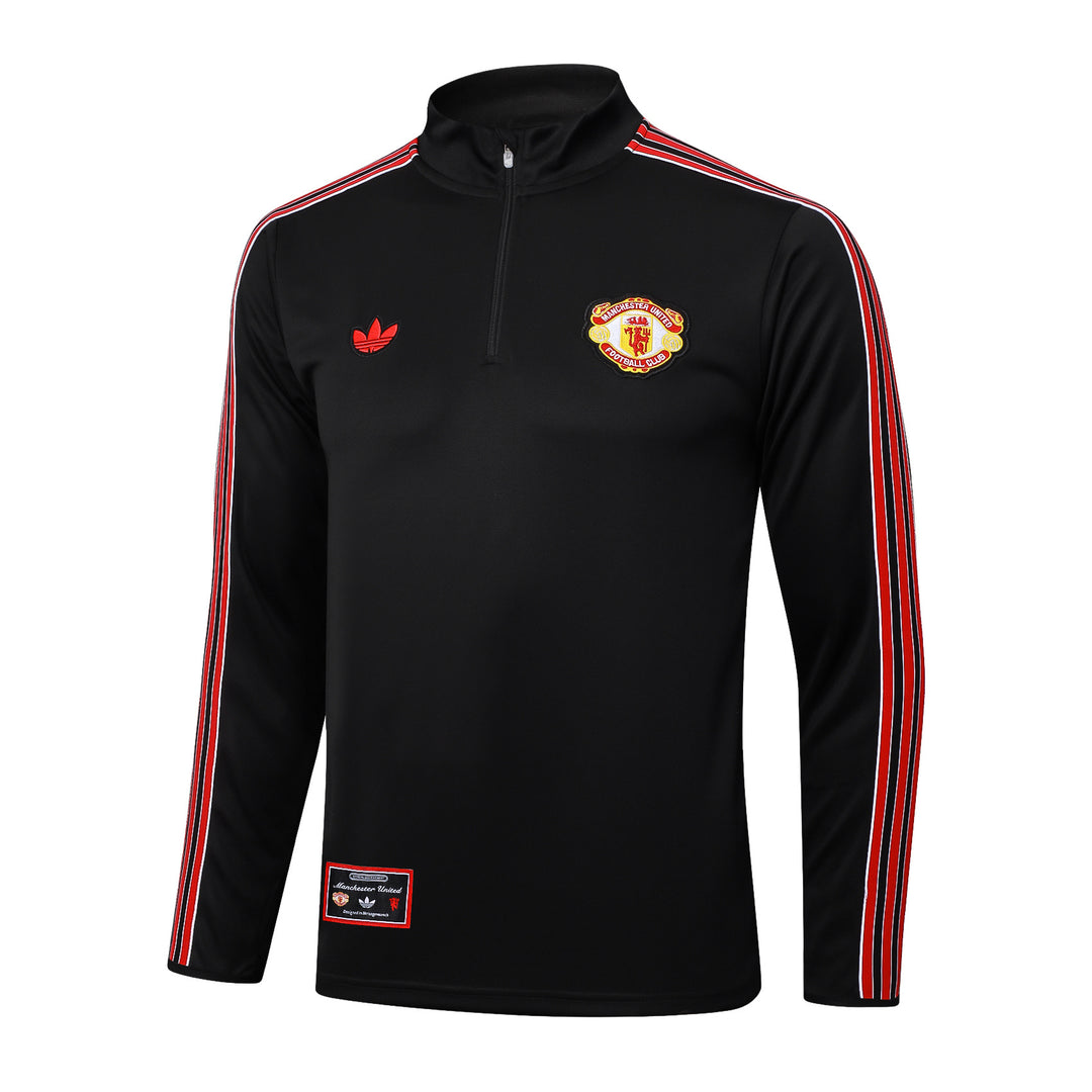 Blusão Manchester United 2025/26 - Preto/Vermelho