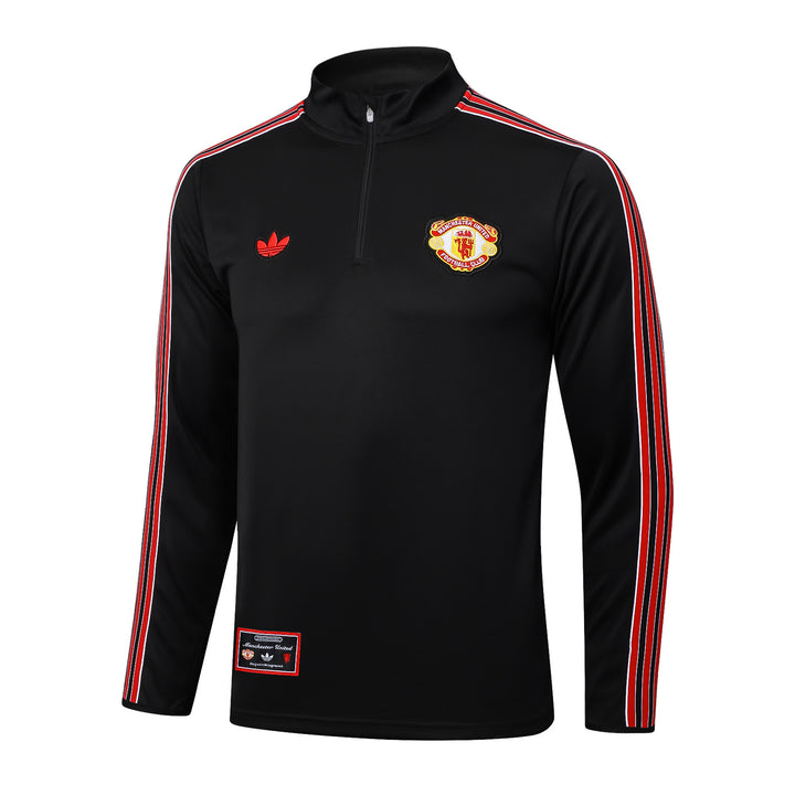 Blusão Manchester United 2025/26 - Preto/Vermelho