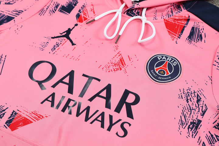 Blusão PSG 2024/25 Rosa - Capuz