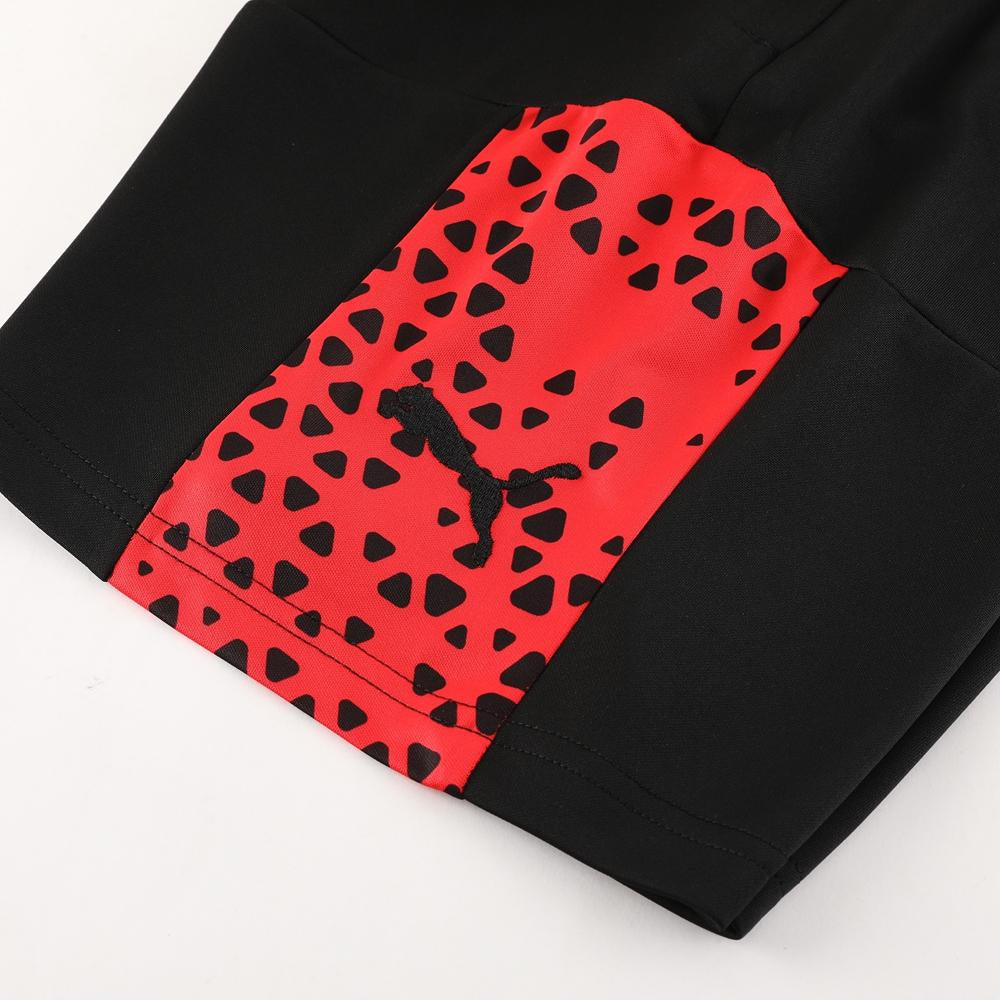 Short Treino Puma - Preto/Vermelho