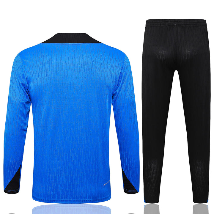 Conjunto Treino Barcelona 24/25 - Azul/Preto