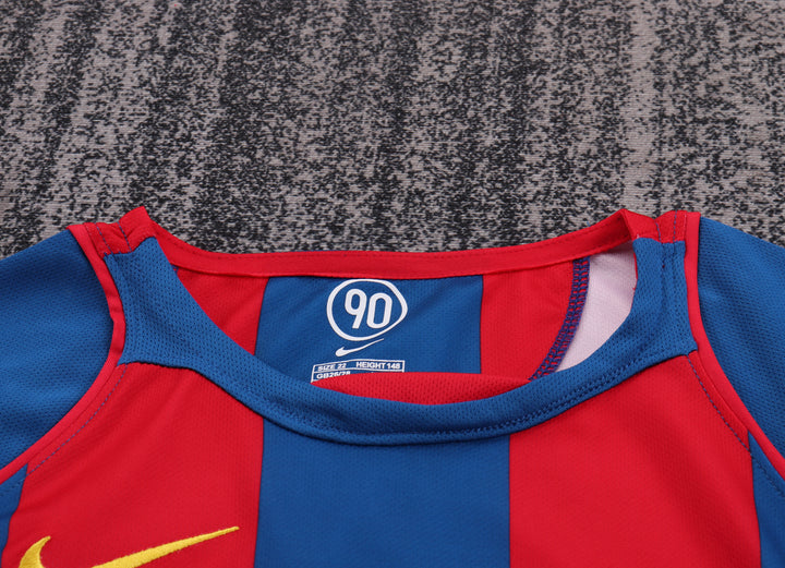 Camisa Retrô Barcelona 2004/05 Home Infantil – Belt Sports