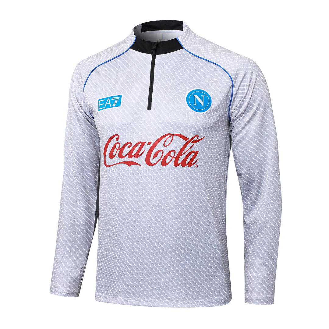 Blusão Napoli 2025/26 - Cinza Claro