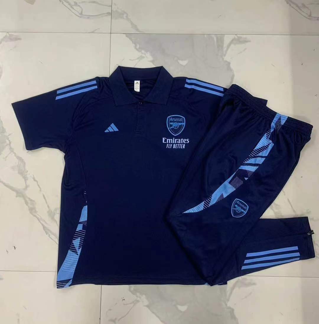 Kit Polo Arsenal 24/25 - Azul Marinho