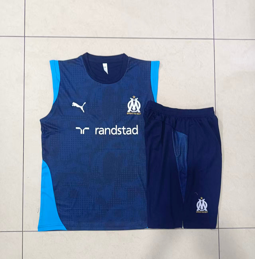 Kit Regata Olympique de Marseille 23/24 - Azul Marinho/Azul Capri