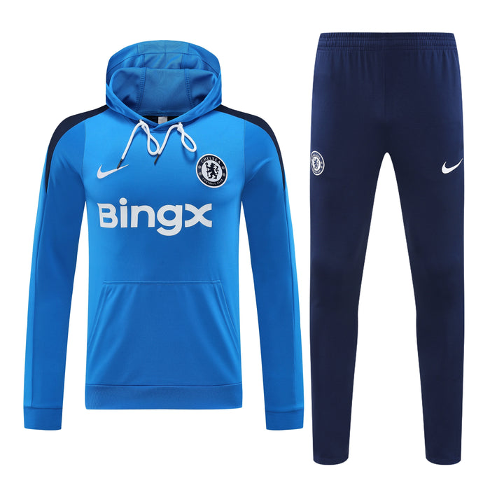 Conjunto Chelsea 2024/25 Azul Claro - Capuz
