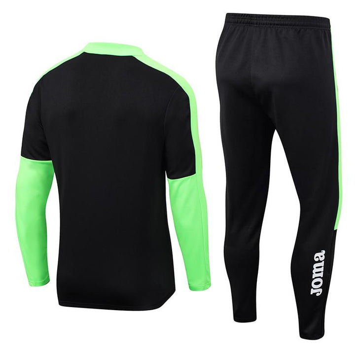 Conjunto Treino Joma - Preto/Verde