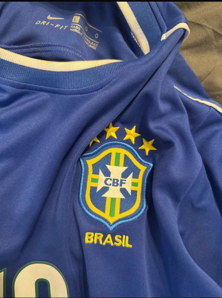 Camisa Retrô Brasil 1998 Away - Rivaldo #10 (Pronta Entrega)