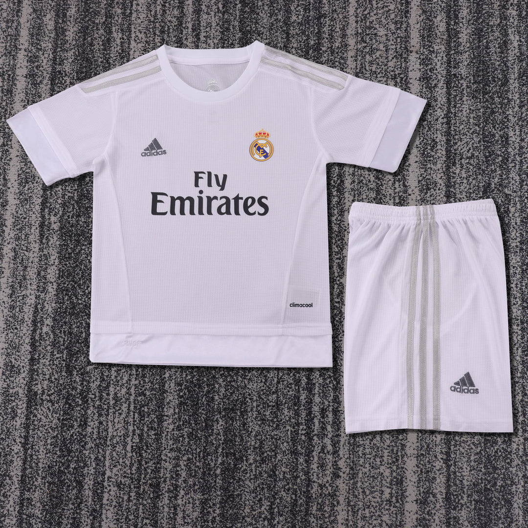 Camisa Retrô Real Madrid 2015/16 Home Infantil – Belt Sports