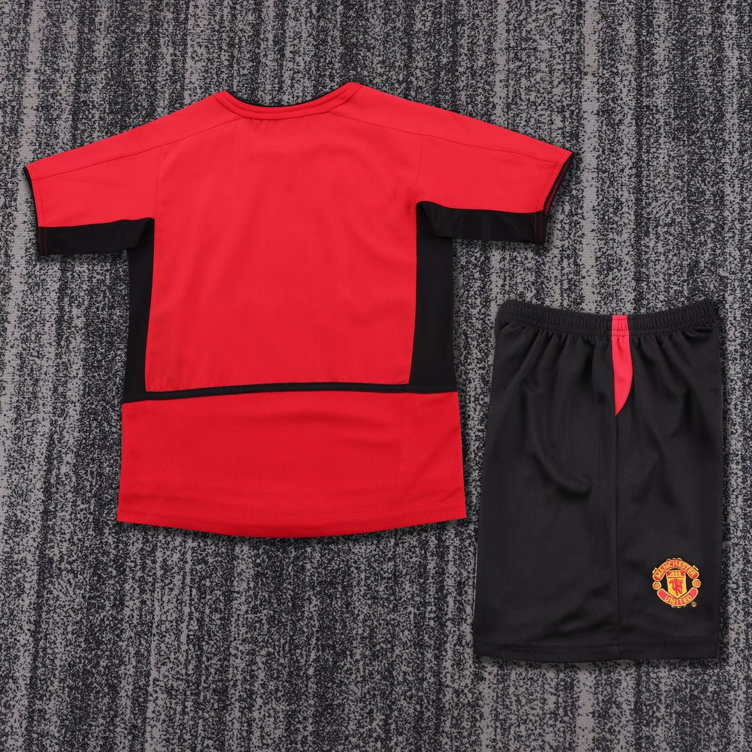 Camisa Retrô Manchester United 2002/03 Home Infantil – Belt Sports