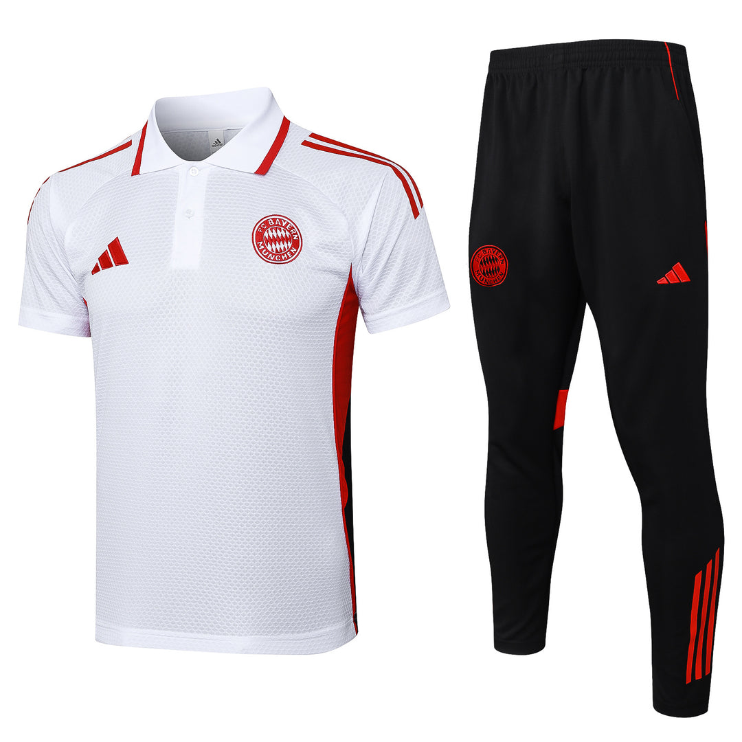 Kit Polo Bayern de Munique 25/26 - Branco
