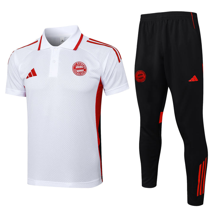 Kit Polo Bayern de Munique 25/26 - Branco