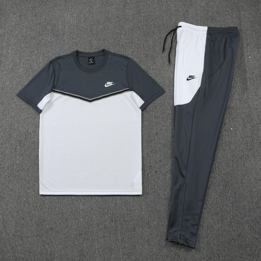 Kit Calça Nike - Cinza Escuro/Branco