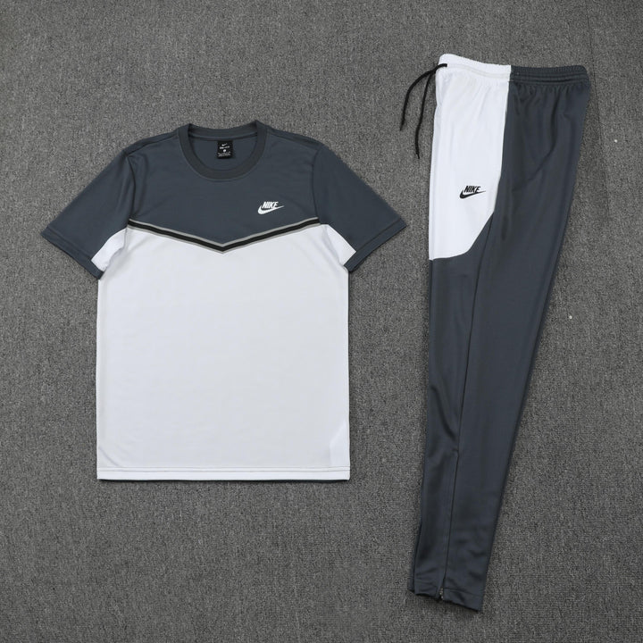 Kit Calça Nike - Cinza Escuro/Branco