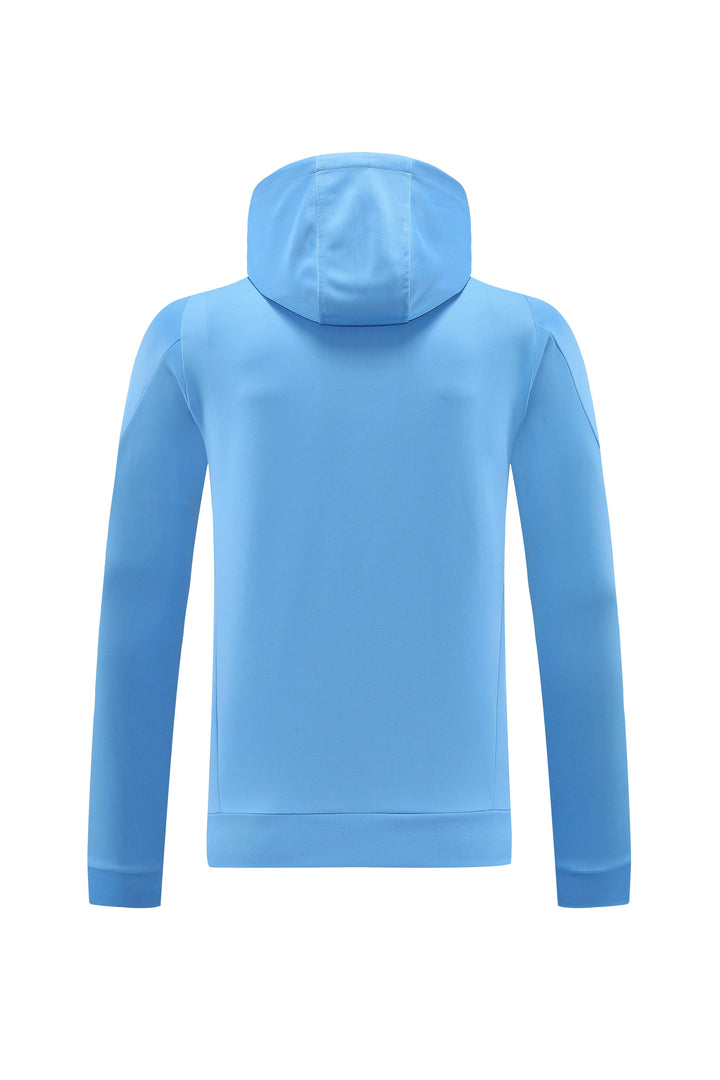 Blusão Argentina 2024/25 Azul Claro - Capuz