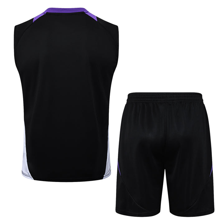 Kit Regata Real Madrid 24/25 - Preto/Roxo