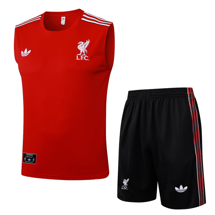 Kit Regata Liverpool 25/26 - Vermelho/Preto/Branco