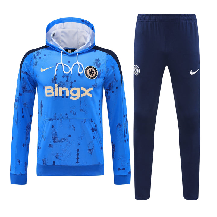 Conjunto Chelsea 2024/25 Azul Claro II - Capuz
