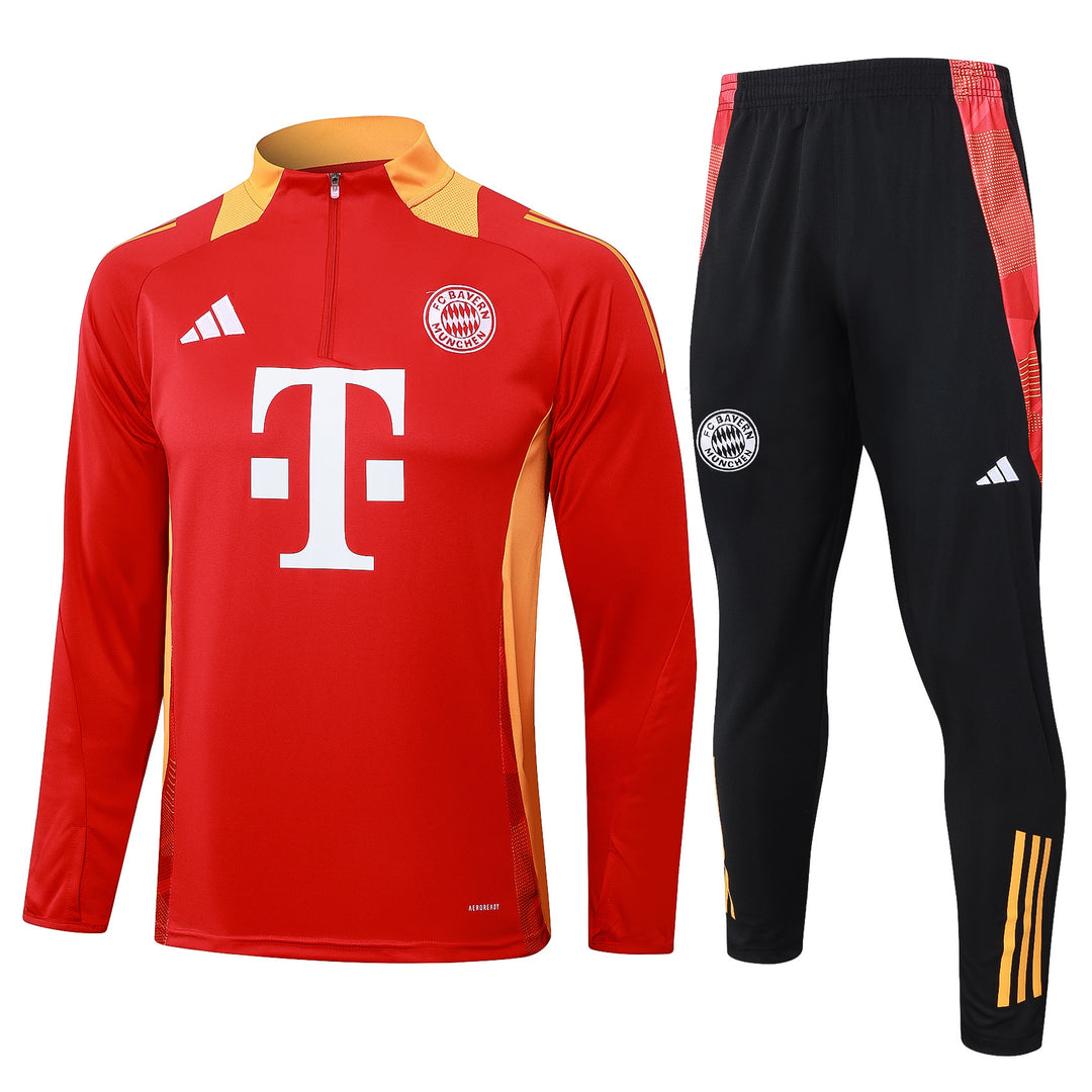 Conjunto Treino Bayern de Munich 24/25 - Vermelho/Laranja