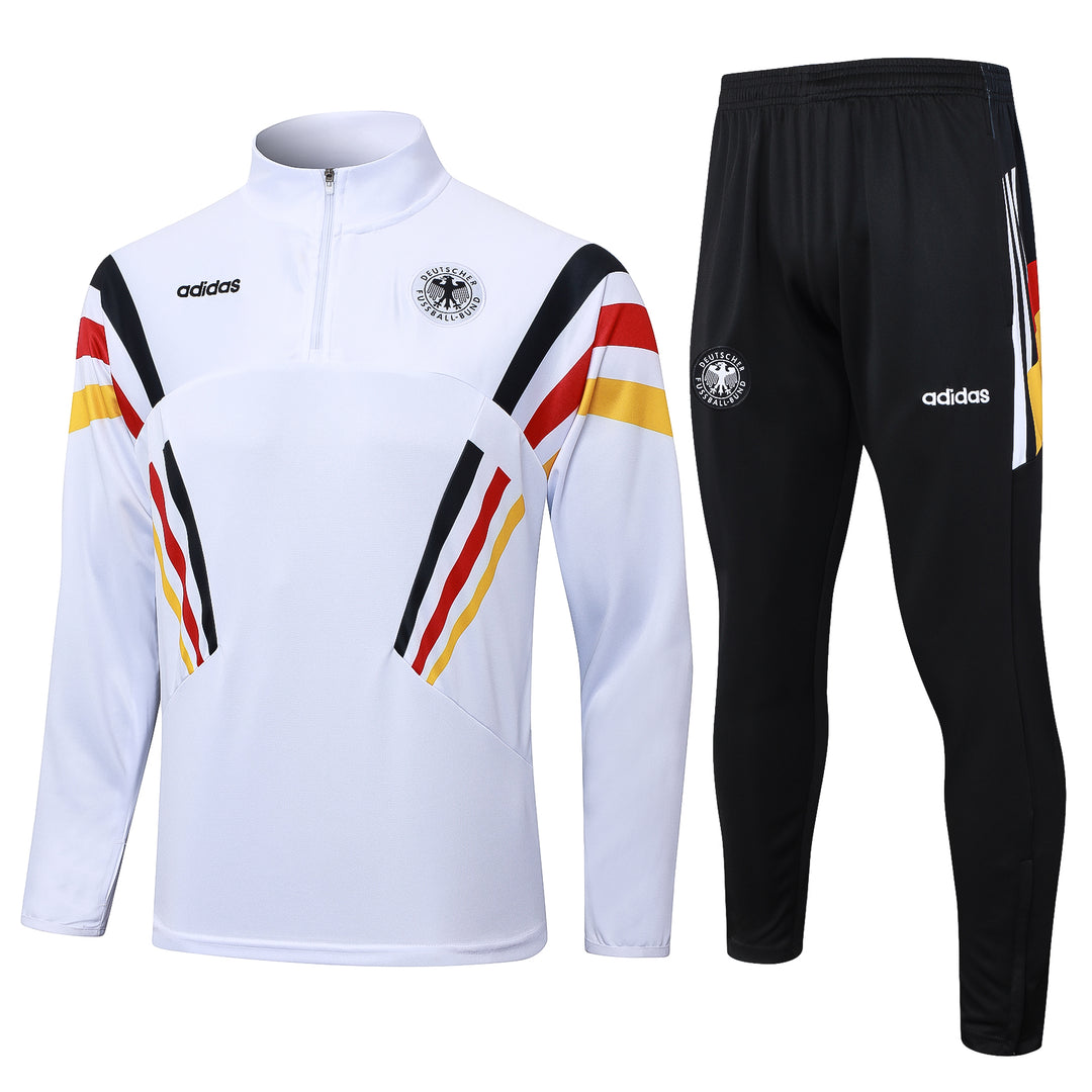Conjunto Treino Alemanha 24/25 - Branco/Preto