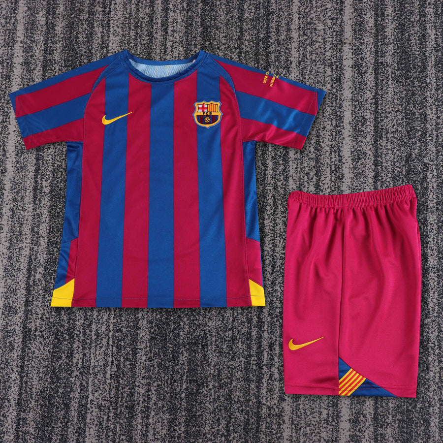 Camisa Retrô Barcelona 2005/06 Home Infantil – Belt Sports