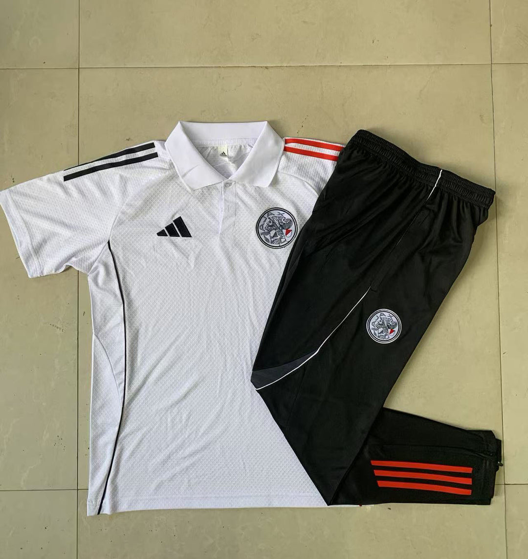Kit Polo Ajax 25/26 - Branco