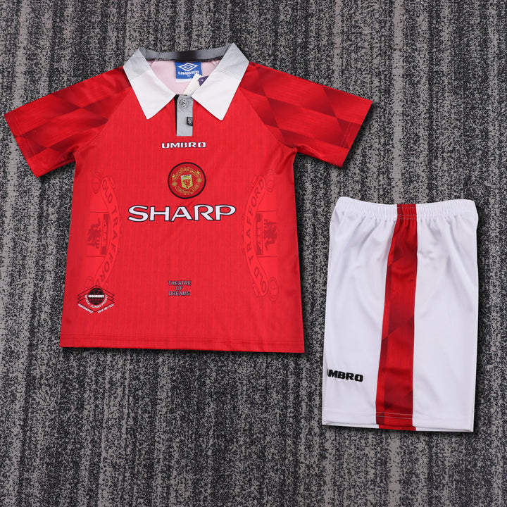 Camisa Retrô Manchester United 1996/97 Home Infantil – Belt Sports
