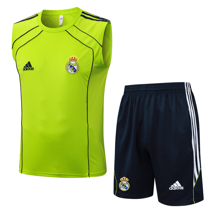 Kit Regata Real Madrid 25/26 - Verde Lima/Azul Marinho