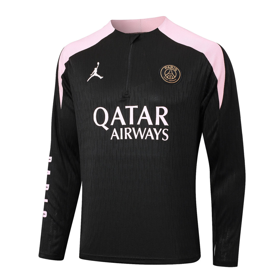 Blusão PSG 2025/26 - Preto/Rosa Claro