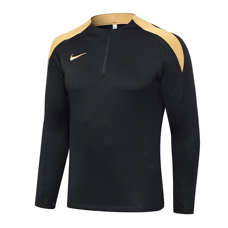 Blusão Treino Nike - Preto/Dourado