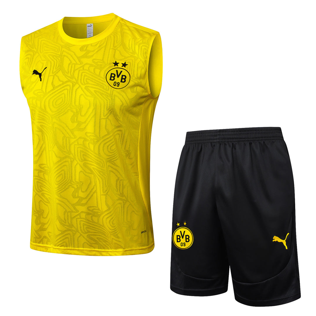 Kit Regata Borussia Dortmund 24/25 - Amarelo/Preto