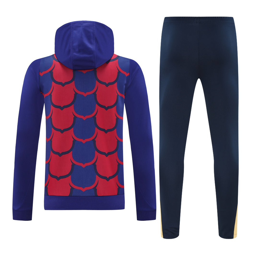 Conjunto Barcelona 2025/26 Azul - Capuz