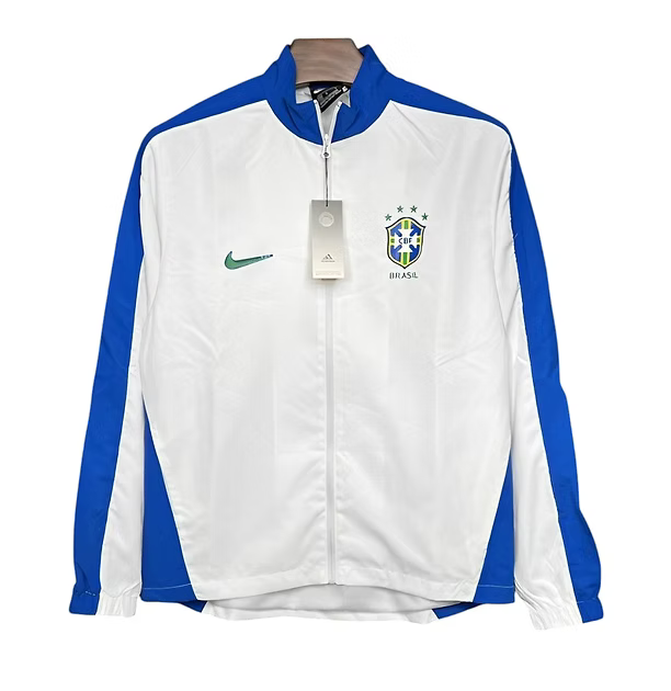 Jaqueta Corta Vento Brasil 1998 - Branca