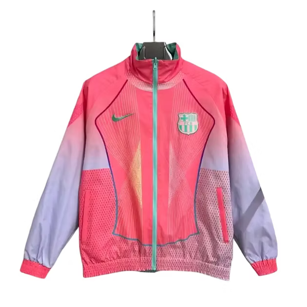 Jaqueta Corta Vento Barcelona 2025/26 - Rosa