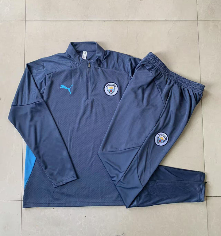 Conjunto Treino Manchester City 24/25 - Azul Petróleo