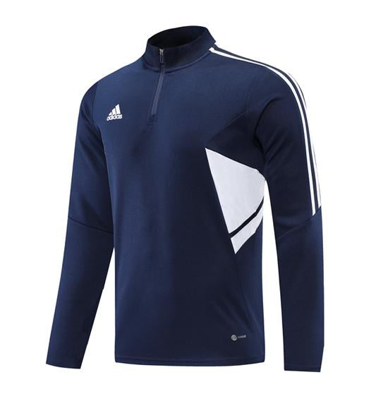 Blusão Treino Adidas - Azul Marinho/Branco II